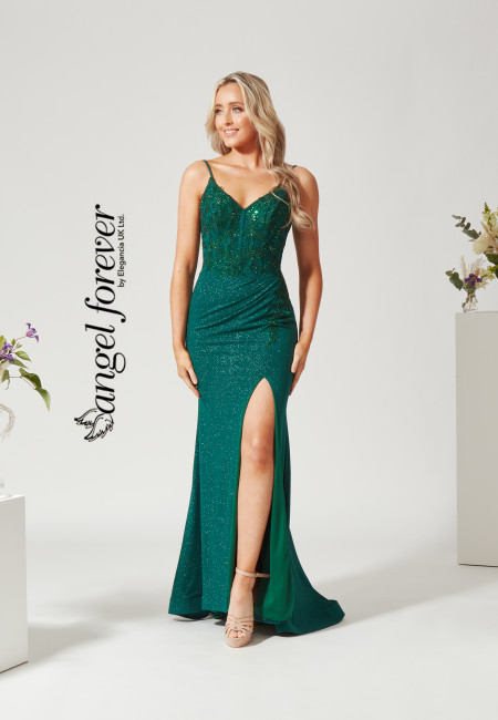 Angel Forever Emerald Green Prom / Evening Dress